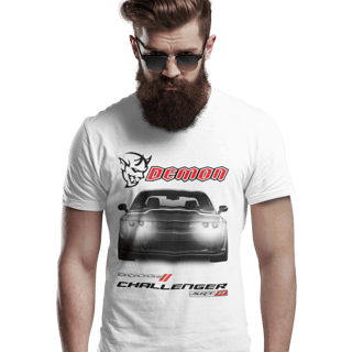 Nome do produto Camiseta Quality - Demon Eyes (Challenger SRT Demon) - STT026