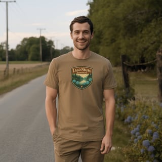 Nome do produto Camiseta Masculina Lago Negro Prime | Gramado Estilo Vintage