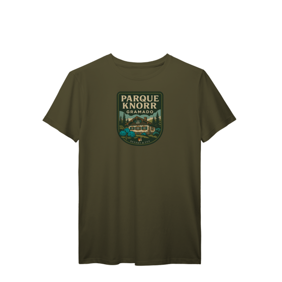 Camiseta Masculina Parque Knorr Gramado | Estilo Vintage Premium