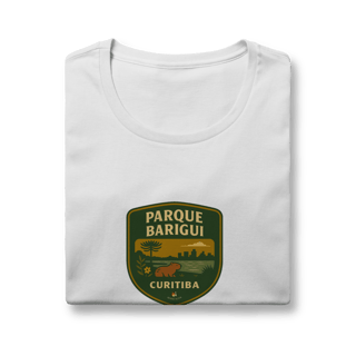 Nome do produto Camiseta Feminina Parque Barigui Curitiba | Linha Aventureira Vintage