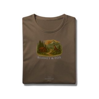 Nome do produto Camiseta Masculina The American Way Prime | Natureza e Liberdade Vintage