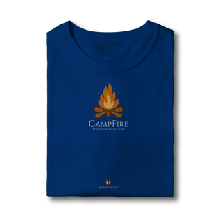 Nome do produto Camiseta Infantil Unissex Acampamento | Algodão Penteado