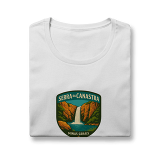 Nome do produto Camiseta Feminina Serra da Canastra Aventureira | Minas Gerais Vintage