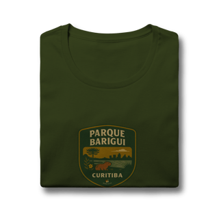 Nome do produto Camiseta Feminina Parque Barigui Curitiba | Linha Aventureira Vintage