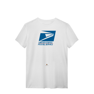 Camiseta Masculina com Logo Oficial USPS | Estilo Minimalista