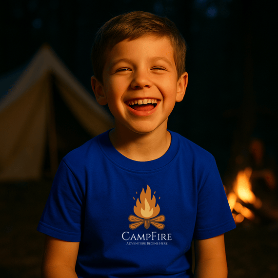 Camiseta Infantil para Acampamento Bennet e Fox