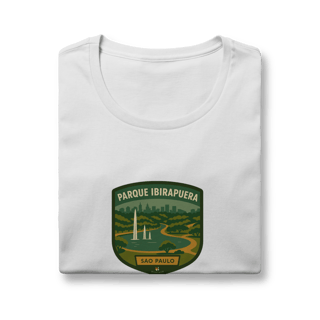 Nome do produto Camiseta Feminina Parque Ibirapuera Aventureira | São Paulo Estilo Vintage