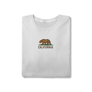 Nome do produto Camiseta Unissex Urso Califórnia | Símbolo da Califórnia