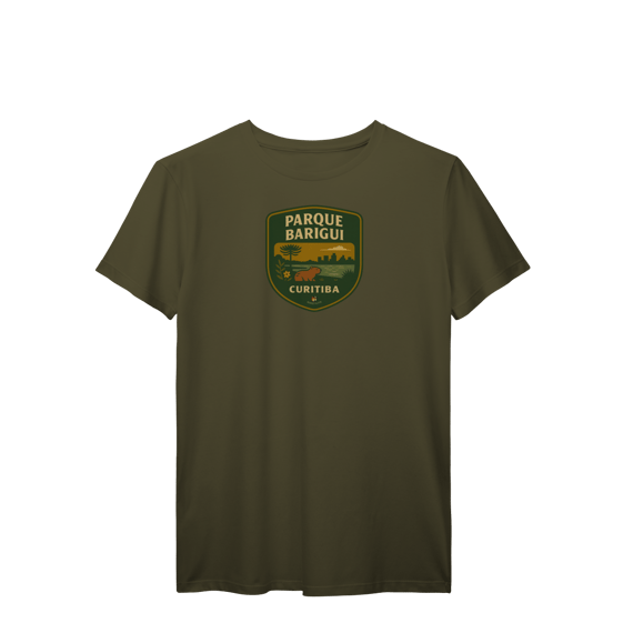 Camiseta Masculina Parque Barigui Curitiba | Linha Prime Vintage
