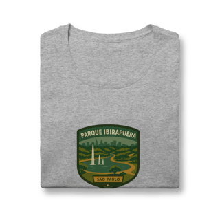 Nome do produto Camiseta Feminina Parque Ibirapuera Aventureira | São Paulo Estilo Vintage