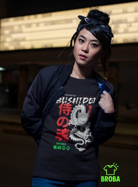 Camiseta Preta  Bushido Vibes 