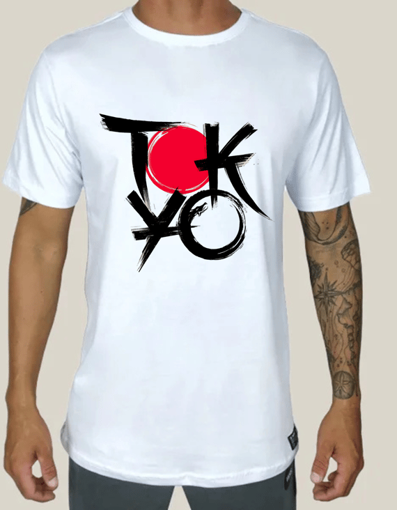 Camiseta Cliente - Branca (Tokyo)  Prime 