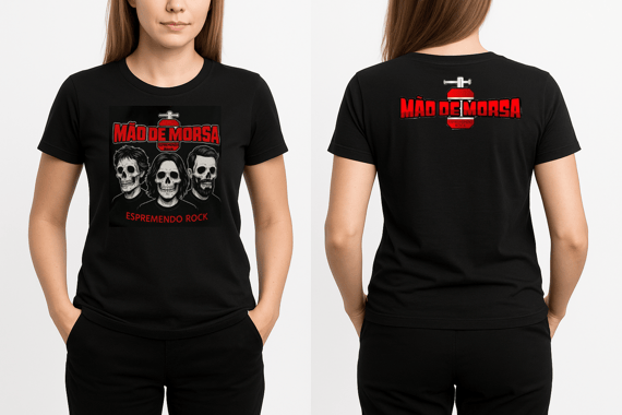 Camiseta (Banda Mão de Morsa ) Feminina 