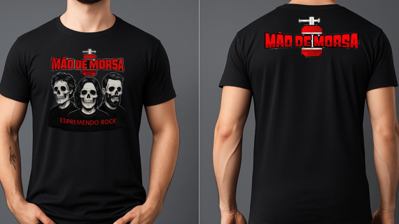 Camiseta (Banda Mão de Morsa) Masculino
