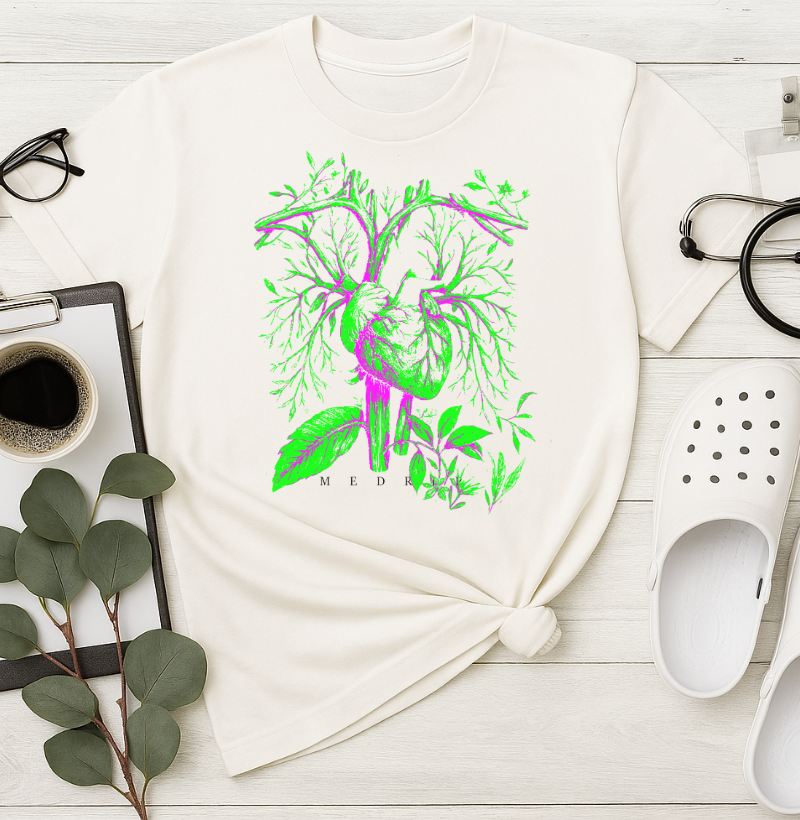 Nome do produto: Camiseta - Anatomia: Coração
