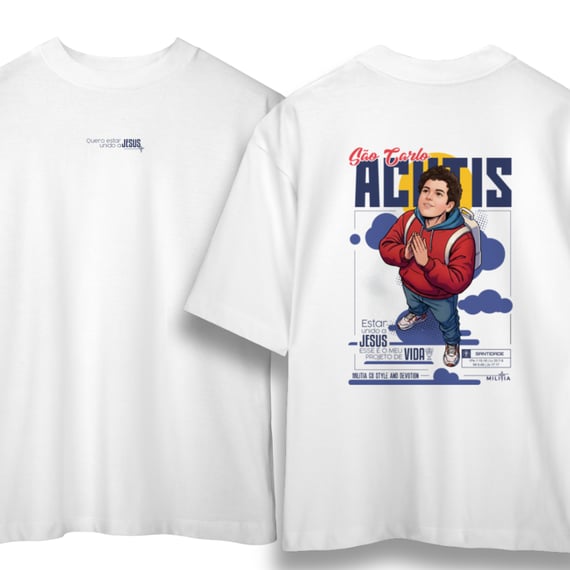 Camiseta Oversized Projeto de Vida