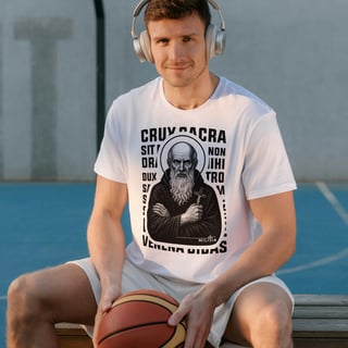 Nome do produtoCamiseta São Bento - Oração Estilo