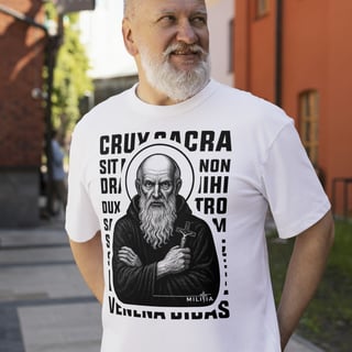 Nome do produtoCamiseta São Bento - Oração Estilo
