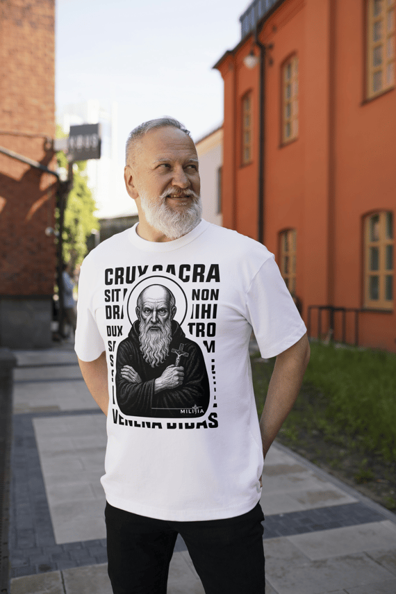 Camiseta São Bento - Oração Estilo