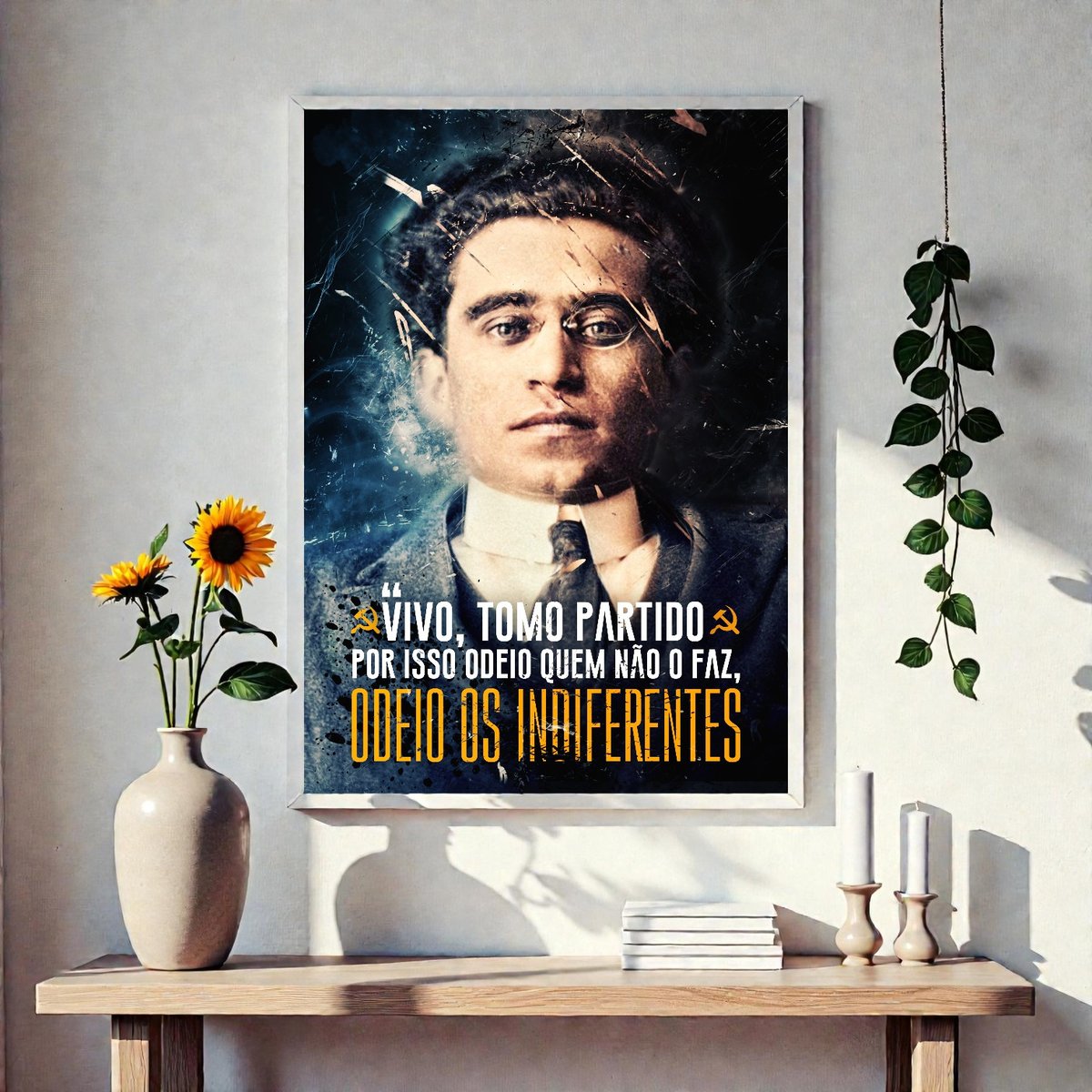 Nome do produto: Pôster - Antonio Gramsci