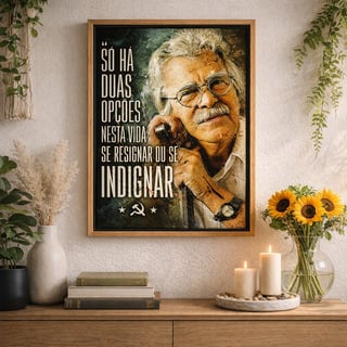 Nome do produto Pôster - Darcy Ribeiro