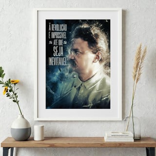 Nome do produto Pôster -  Leon Trótski