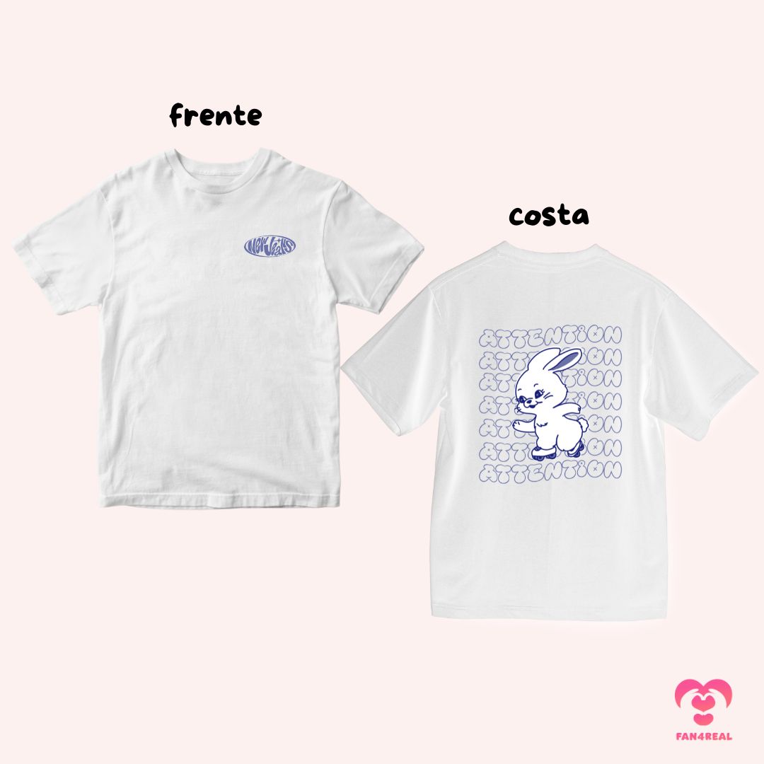 CAMISETA NEWJEANS - ATTENTION R$99,99 em Fan4Real