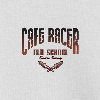 Nome do produtoCamiseta Branca Cafe Racer