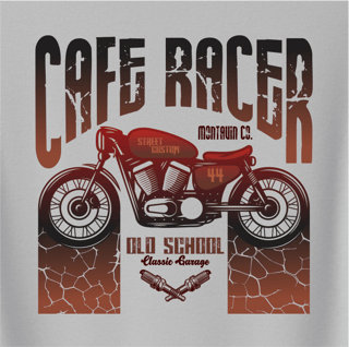 Nome do produtoCamiseta Branca Cafe Racer