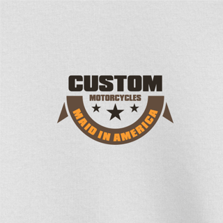 Nome do produtoCamiseta Branca Custom Motorcycles
