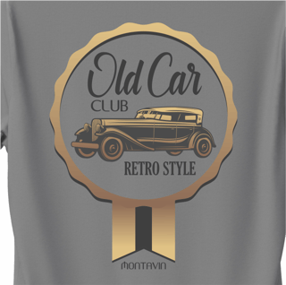 Nome do produtoCamiseta Cinza Old Car Club
