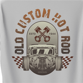 Nome do produtoCamiseta Branca Old Custom Hot Rod