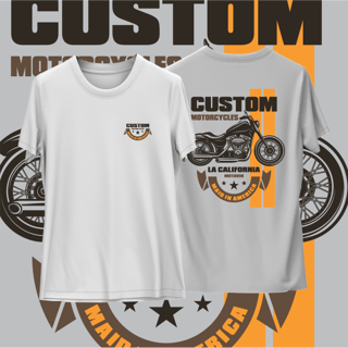 Nome do produtoCamiseta Branca Custom Motorcycles
