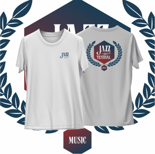 Nome do produtoCamiseta Branca Jazz Festival