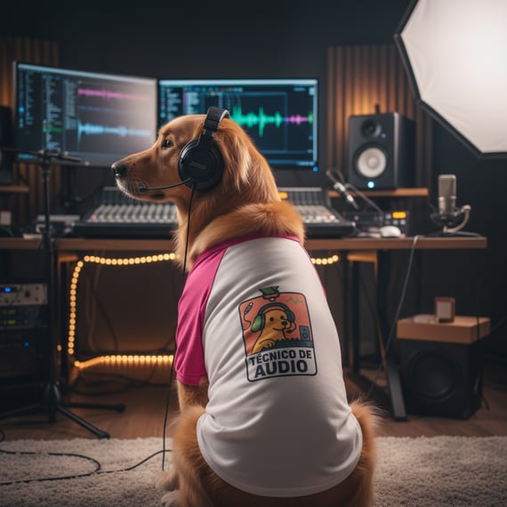 Camisa Pet Técnico de Áudio