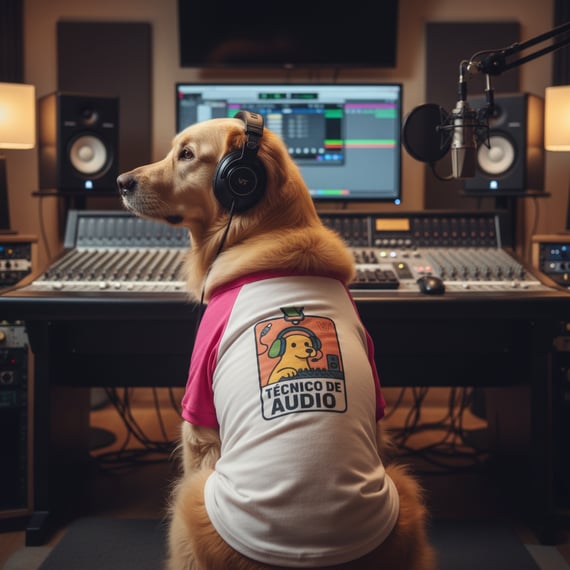 Camisa Pet Técnico de Áudio