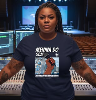 Nome do produto Camisa Menina do Som Unha Laranja Plus Size
