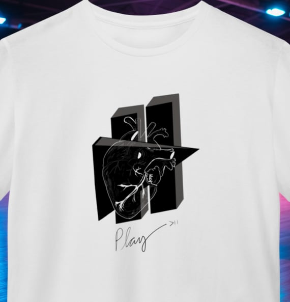 Camisa Coração Play