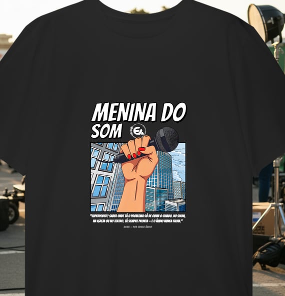 Camisa Menina do Som Unha Vermelha Plus Size