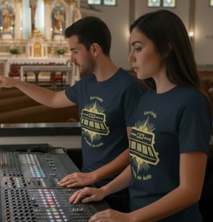Nome do produto Camisa Servindo Através do Áudio