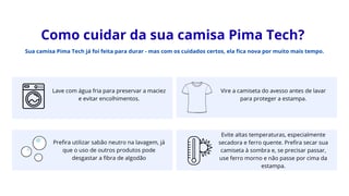Nome do produto Camisa Educa Áudio Tech Pima 