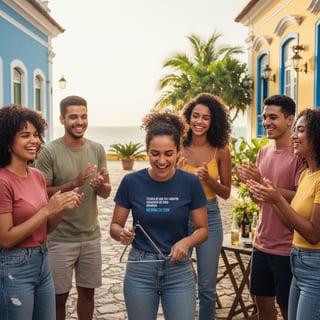 Nome do produto Camisa Menina do Som Riscada