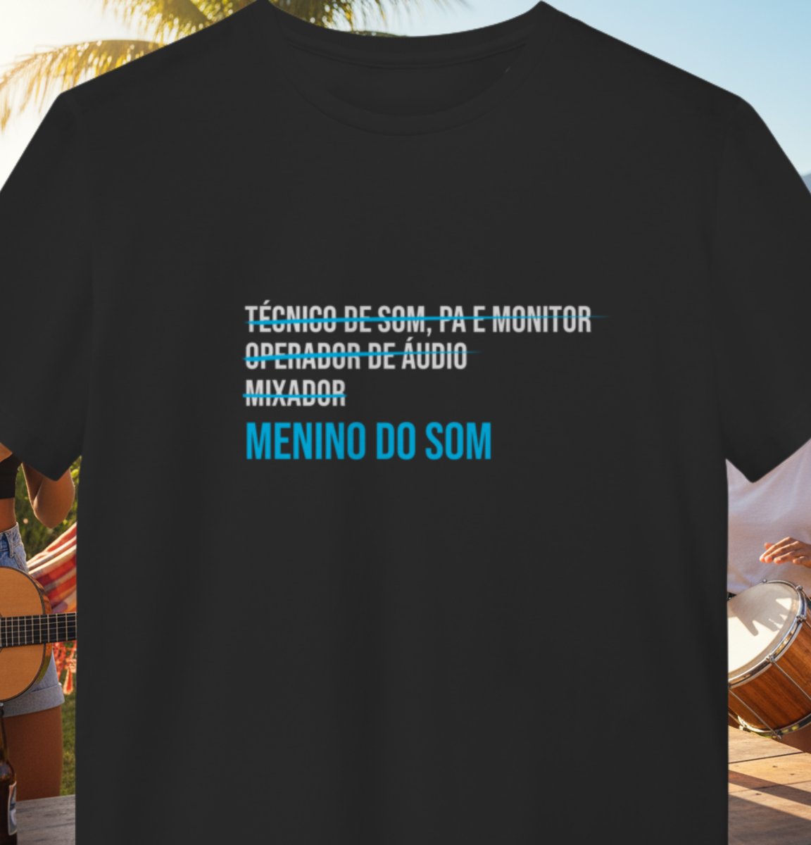 Nome do produto: Camisa Menino do Som Riscado