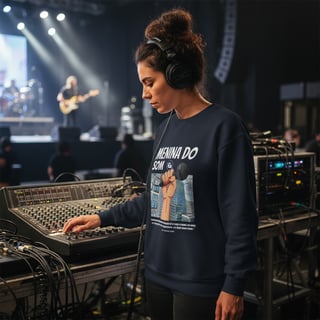 Moletom Menina do Som de unha vermelha