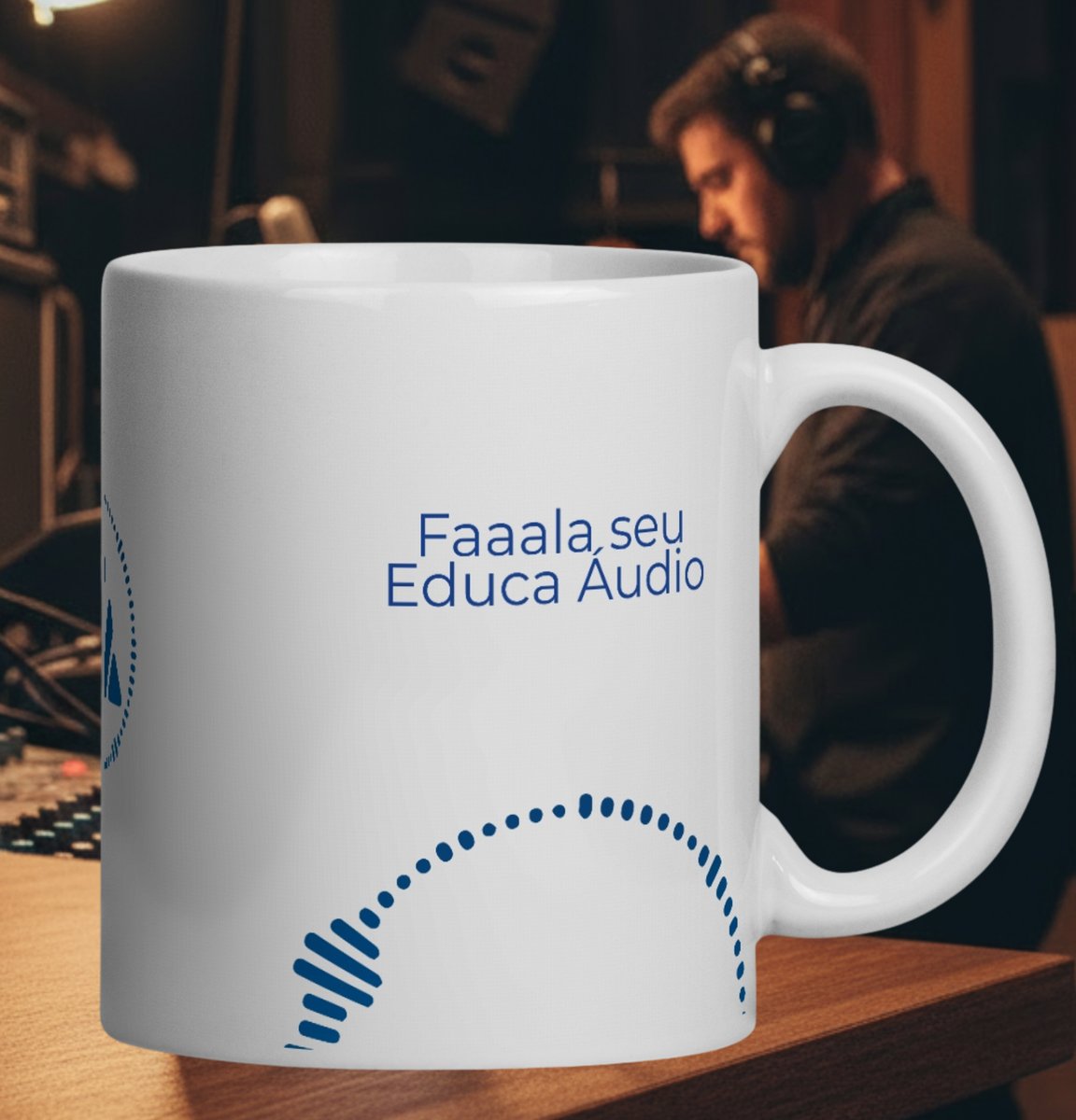 Nome do produto: Caneca Educa Áudio
