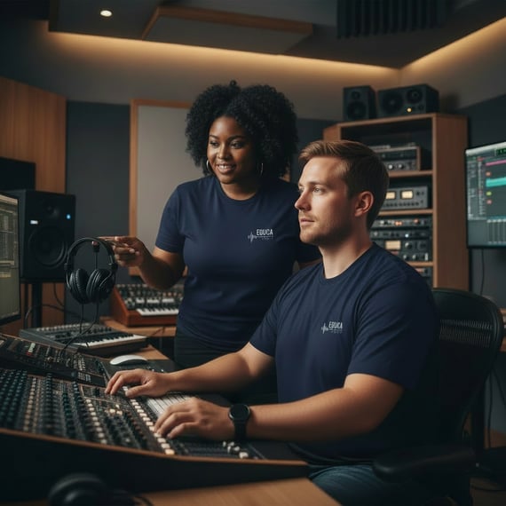 Camisa Educa Áudio - Plus Size