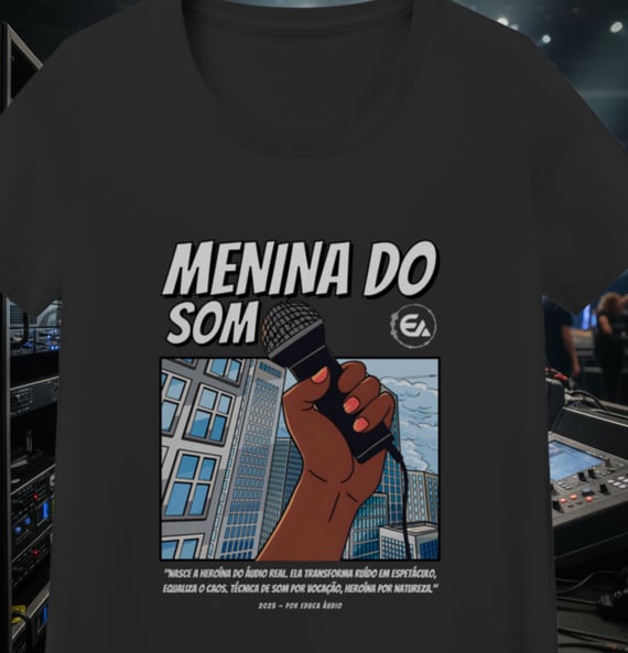 Camisa Menina do Som de Unha Laranja