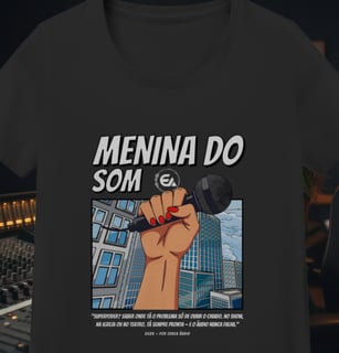 Camisa Menina do Som de Unha Vermelho