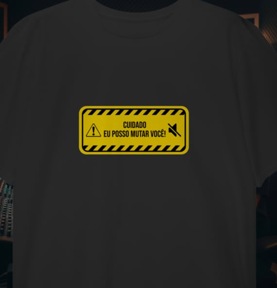 Camisa Cuidado! Eu posso mutar você! Plus Size