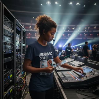 Camisa Menina do Som de Unha Laranja
